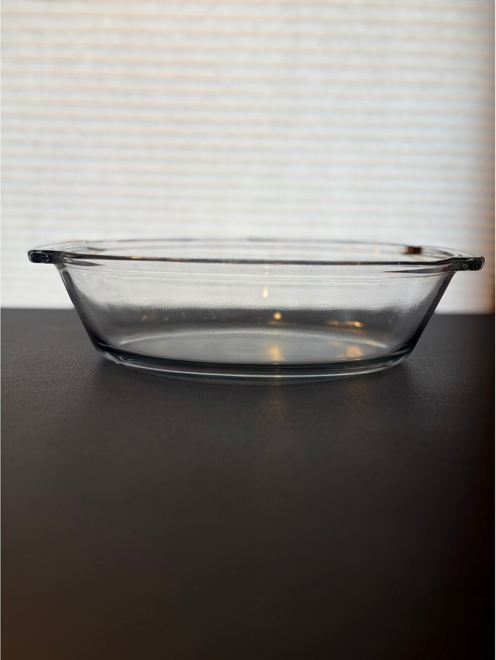 Vintage 1980s Anchor Hocking 4-Quart Clear Glass Oval Roaster Baking Dish